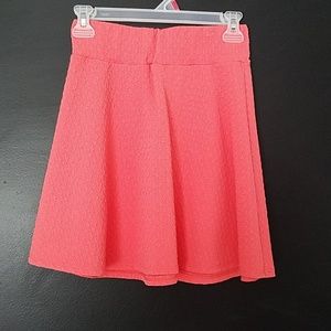 Textured dress skirt